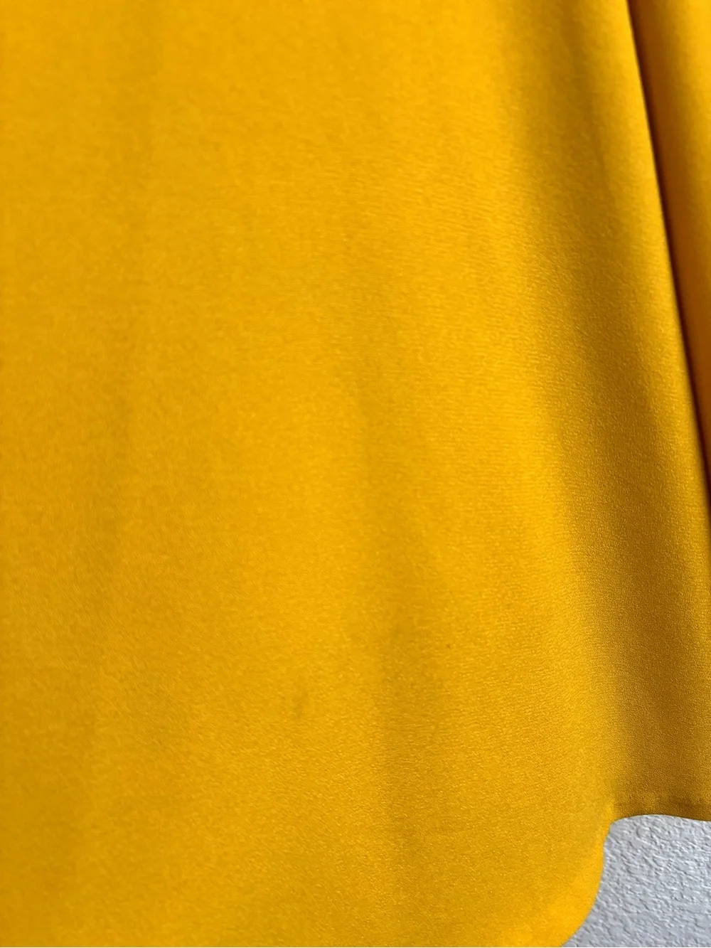 Philosophy Mustard Yellow Long Sleeve A Line Dress Size Small